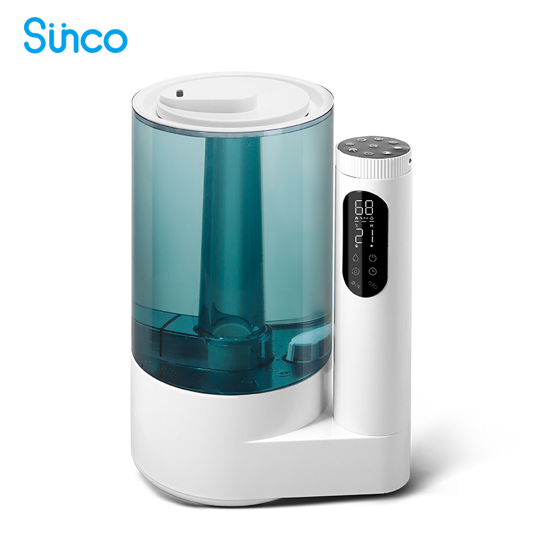 New Wifi 5.5L Floor Standing Digital 7 Led Lights Home & Room Warm Steam And Cool Mist UV Ultrasonic Air Humidifier