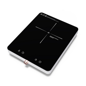 2200W Best Quality And Low Price Durable Electric Cook Top Induction Heating White Plate Induction Cooker