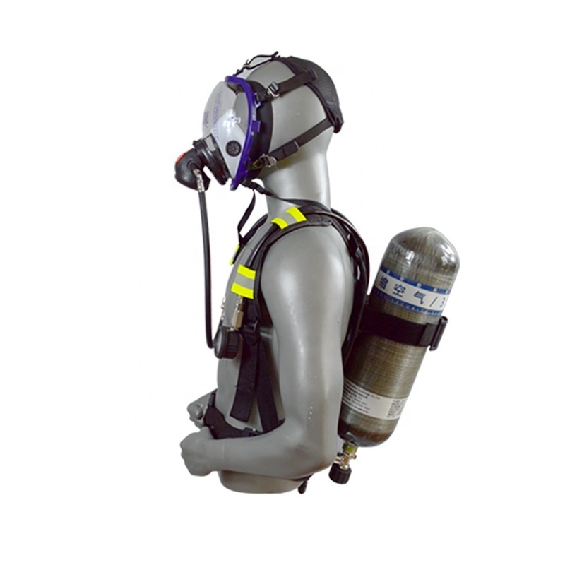 55-60 Minutes 6.8L Carbon fiber gas cylinder fireman's outfit Self-contained air breathing apparatus SCBA