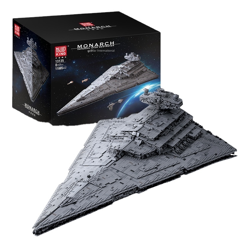 Mould king 13135 Imperial Star Destroyer Toys Plastic wars Technic Construction Educational Building Blocks Toy Set for kids