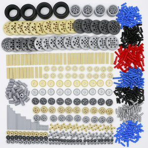 Wholesale Technic Gear Set 650Pcs Vehicle Wheel Assembles Particles Compatible MOC Building Blocks Model DIY Kits