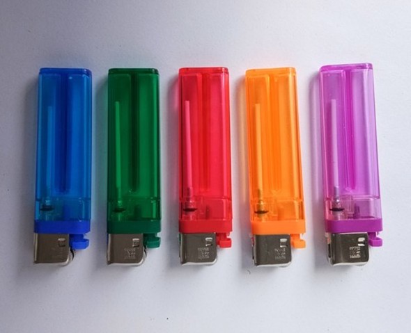 2024 ultra thin disposable flint customized lighter