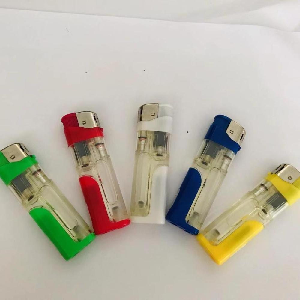 Femix Led Lighter  Hot LED Plastic Cigarette Gas disposable wholesale Cheap  lighters with Flashlight Lighter Sticker  ISO 1994