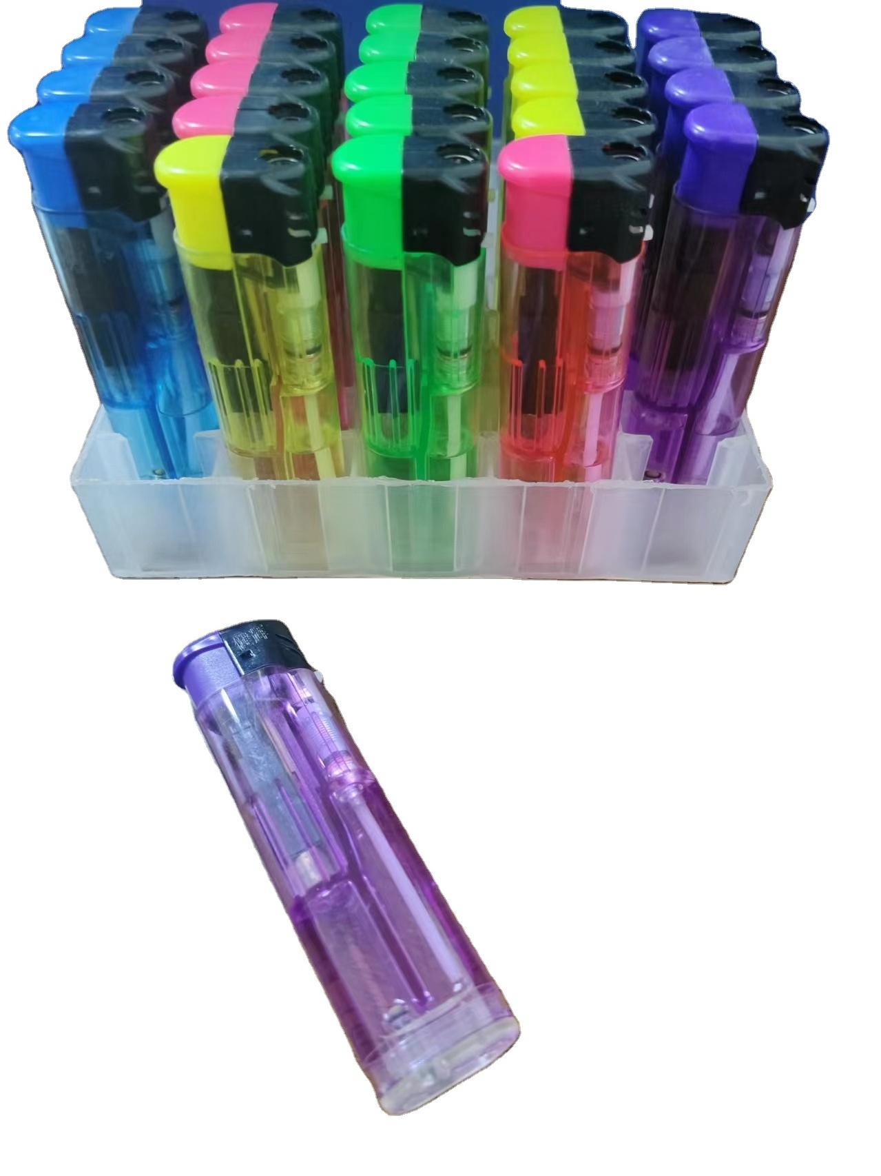 Hunan Shaodong high quality refillable windproof plastic lighter