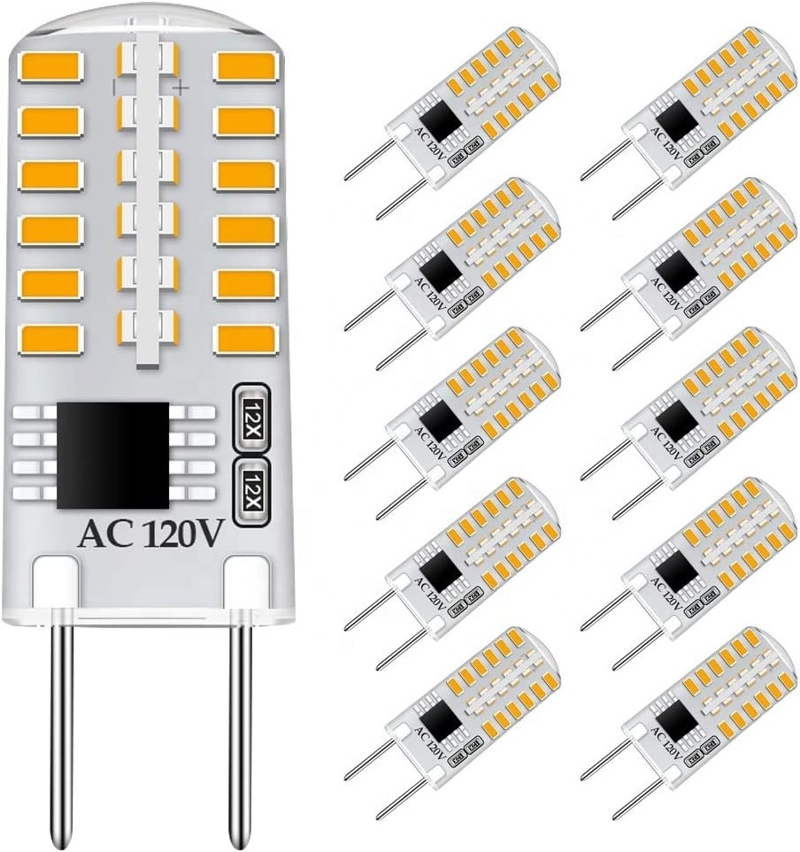 led lights for bedroom 100 ft music system led light bulbs 1.5 watt equivalent led light bulb 40w G8 AC 130V 110V corn bulb lamp