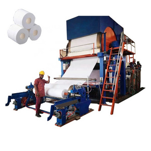 small recycling paper for 5TPD tissue toilet paper napkin making machine