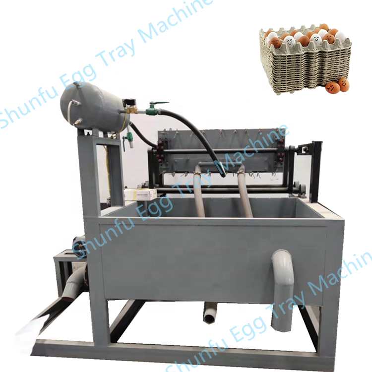 Energy Saving Egg Tray Production Line, Small Capacity Rotary Type Egg Box Making Machine