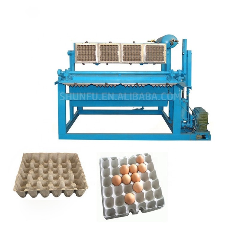 2024 Hot Sale Waste Paper Egg Tray and Egg Cartons Making Machine Factory Price