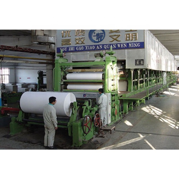 Jumbo Roll A4 Paper Manufacturing Machine Making White Office Copy Paper