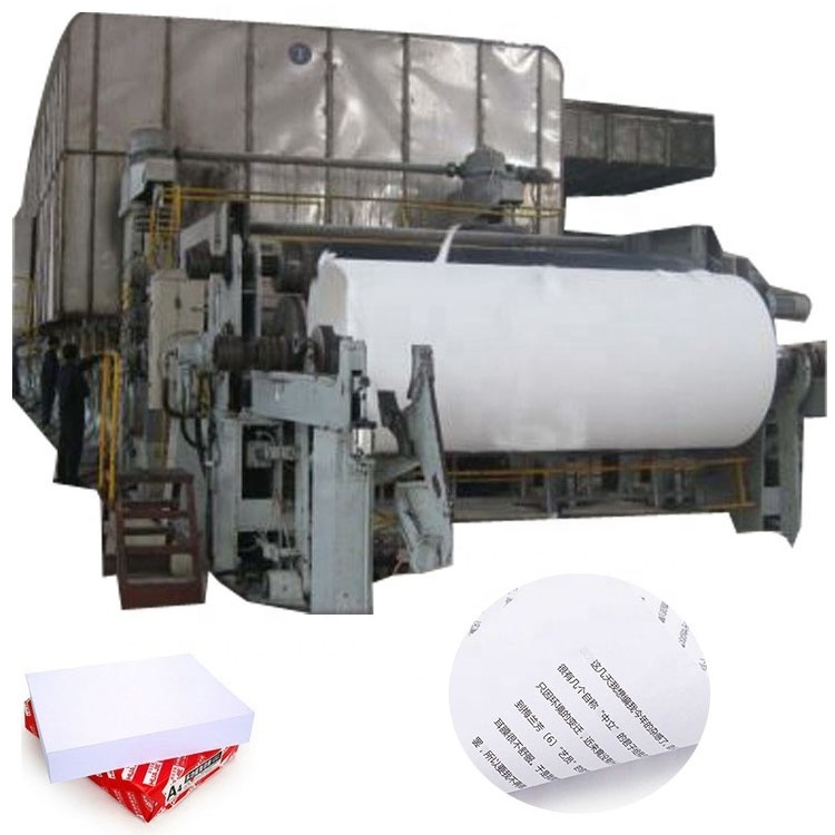 Jumbo Roll A4 Paper Manufacturing Machine Making White Office Copy Paper