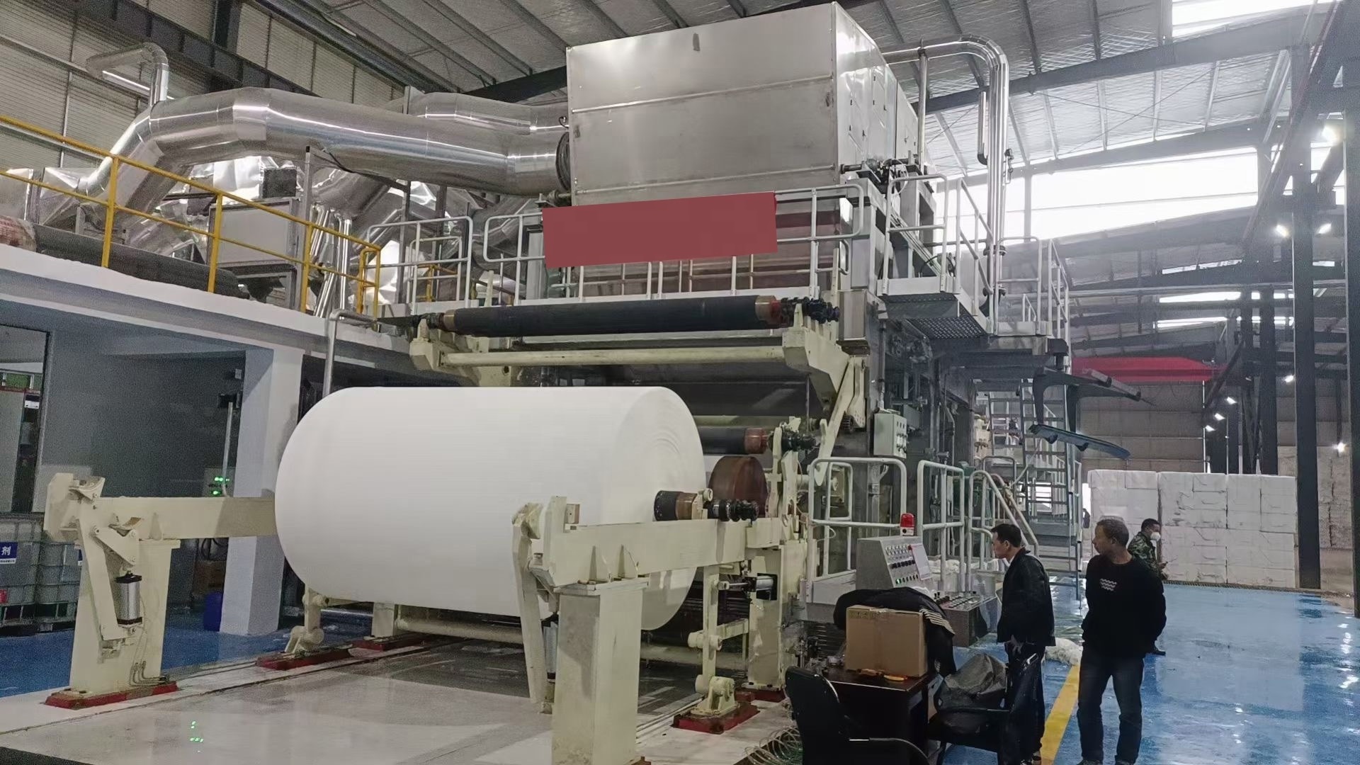 automatic 5tpd 1880mm toilet tissue napkin paper making machinery recycling paper