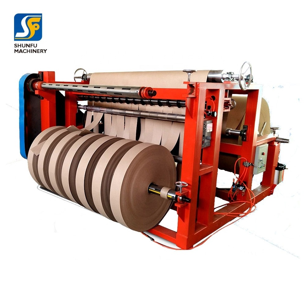 Full automatic high speed 10-200m/min kraft paper slitter for making paper core tube