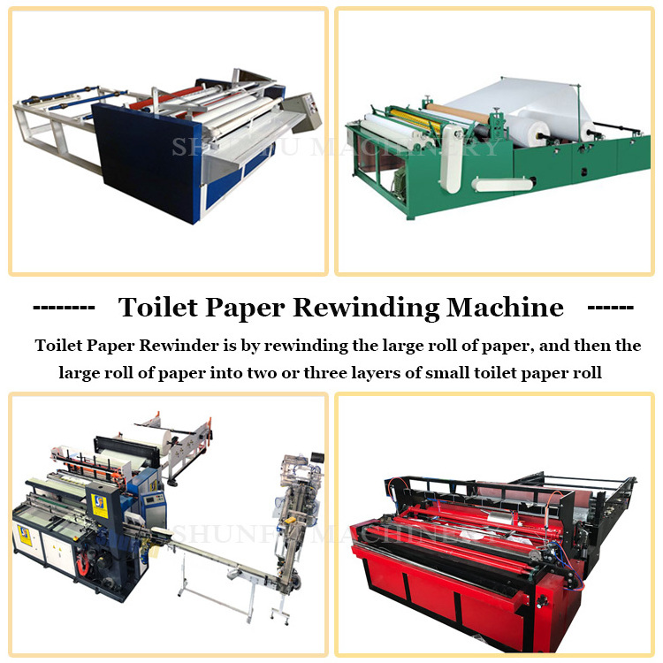 Low cost semi-auto small paper roll slitting rewinding machine used toilet paper machine rewinder machine