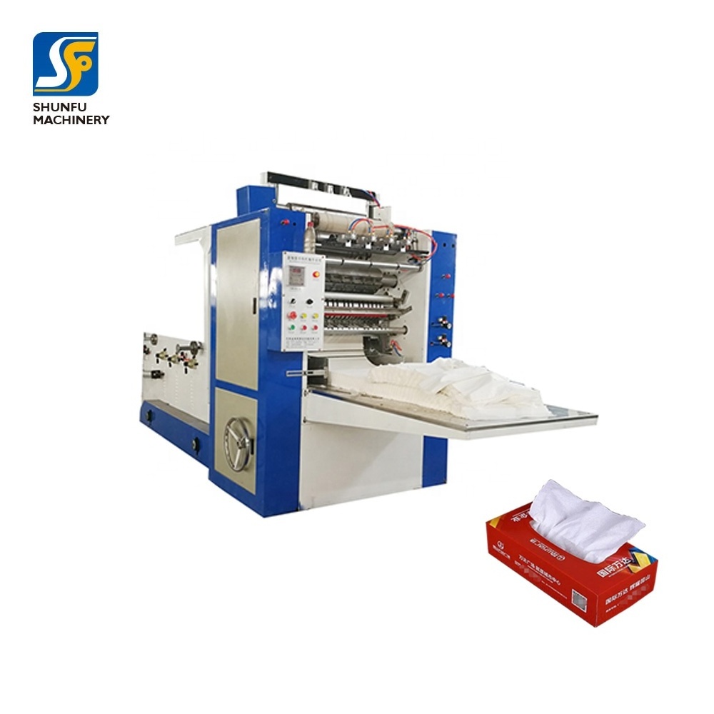 Small business idea long service inter fold laminated facial tissue paper making machine