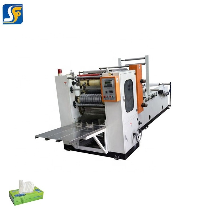 Small 3 Lane Automatic Paper Production Line facial/ pocket tissue paper making machine