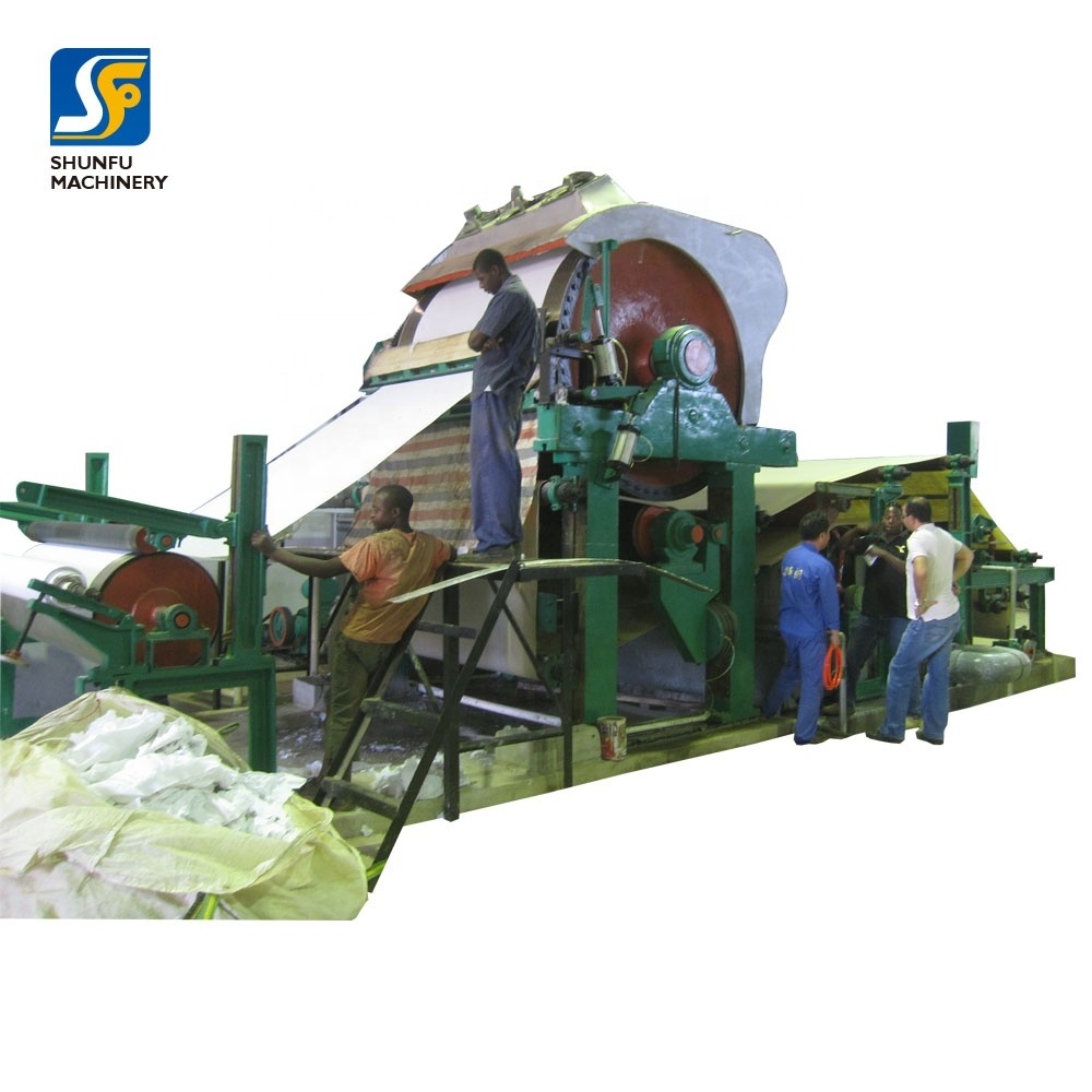 2400mm soft tissue toilet paper making machine, cotton pulp towel manufacturing production line