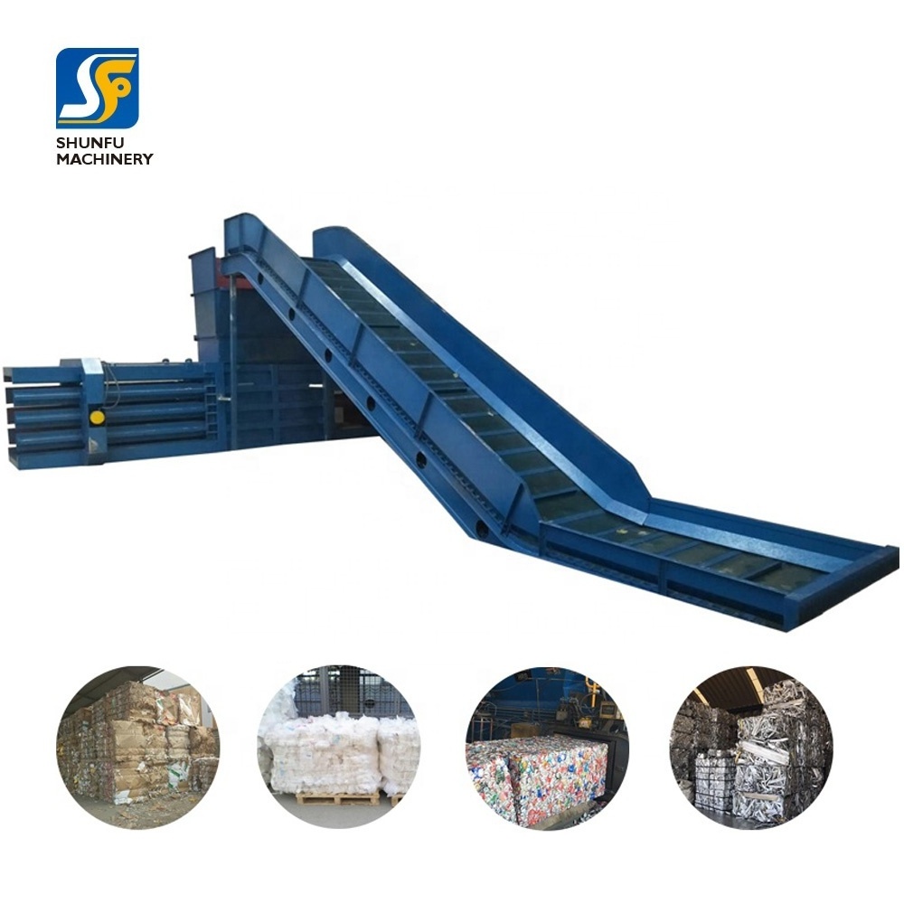 carton bailing machine baler paper press cardboard hydraulic pressure baler machine