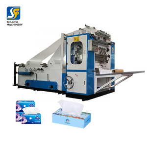 Small business idea long service inter fold laminated facial tissue paper making machine