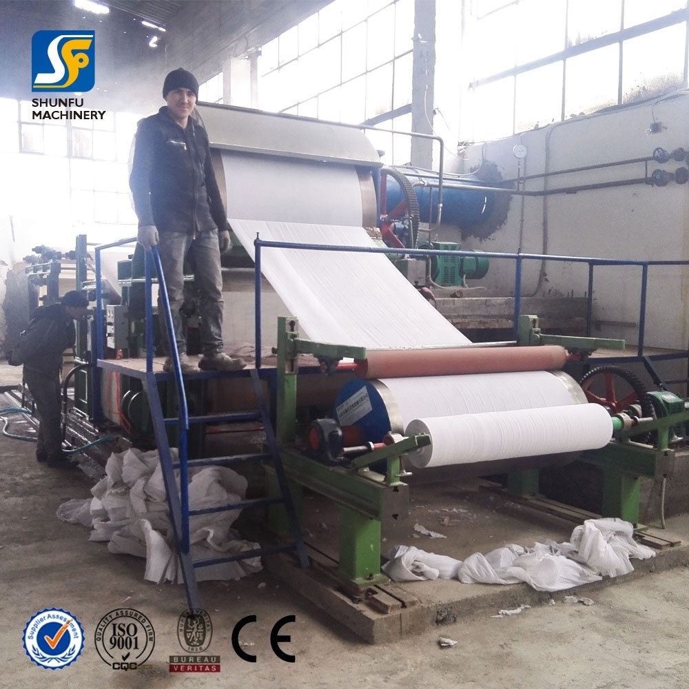 2400mm soft tissue toilet paper making machine, cotton pulp towel manufacturing production line