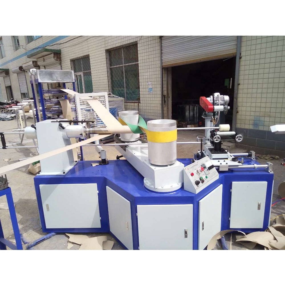 machine for making cardboard paper tube, pencil paper tube winder machine in 3 head with 2 belts