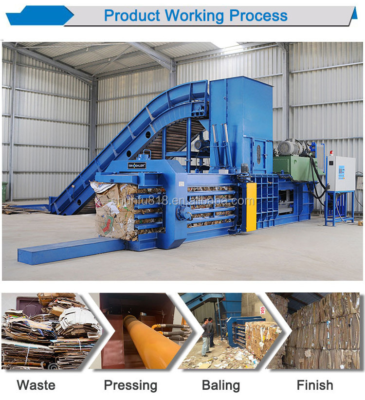 rope type aluminium cans press waste scrap tire baler machine for sale ...