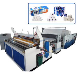 automatic small roll rewinding machine line paper processing rewinding machine with small home business