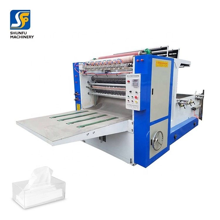 Small 3 Lane Automatic Paper Production Line facial/ pocket tissue paper making machine