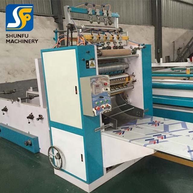 fully automatic facial tissue paper packing making converting machine 4l