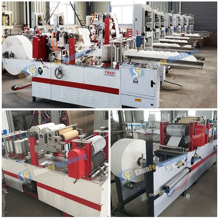 Machines for small business ideas machine making napkin tissue paper with customized color logo printing machine