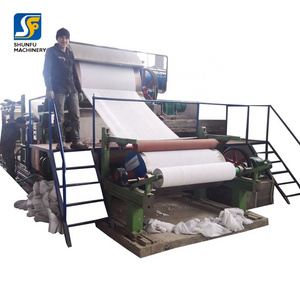 Medium type 1092mm toilet tissue paper making machine/toilet manufacture machine