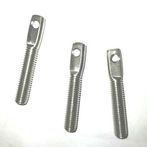 custom stainless steel Flat Head screw with hole