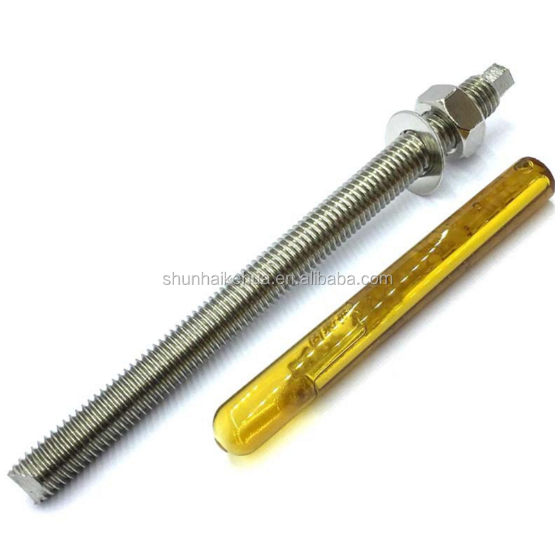 Made in China M22*280 chemical anchor/stud anchor /chemical bolt