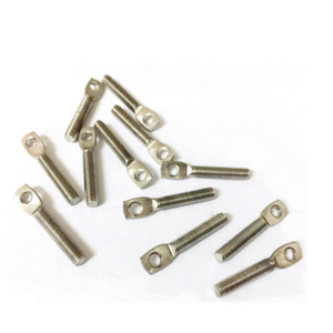 customized size stainless steel flat head flange pin bolt eye