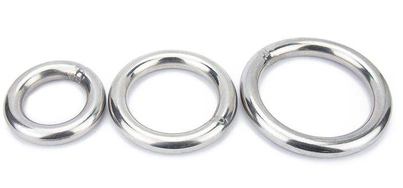 20mm - 180mm Stainless Steel 304 Solid Welded Circle Round O Ring