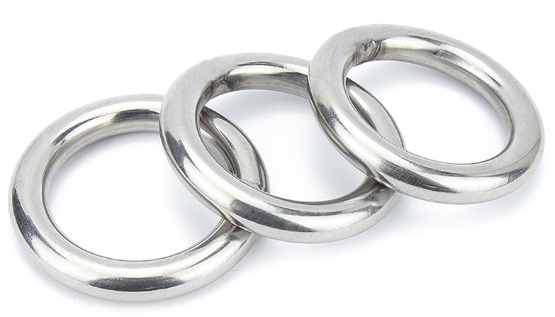 20mm - 180mm Stainless Steel 304 Solid Welded Circle Round O Ring