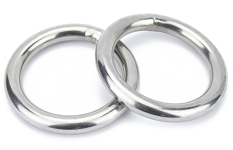 20mm - 180mm Stainless Steel 304 Solid Welded Circle Round O Ring