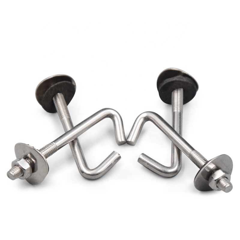 M6 Stainless Steel 201 304 Screw Hooks For Tile Roof Ceiling