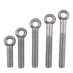 304/316 Stainless Steel M5 - M20 DIN 444 Eye Bolt Swing Bolt Turning Joint Screw