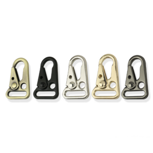 Zinc Alloy Olecranon Metal Hook Sling Clip Clasp Carabiner Snap Hook for Backpack Webbing Belt