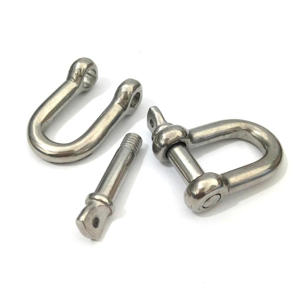 M4 - M24 Stainless Steel 304 D type Shackles