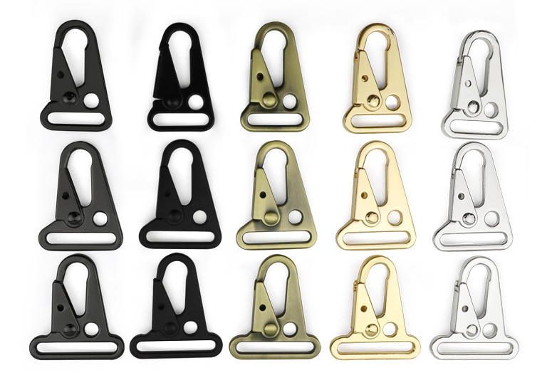 Zinc Alloy Olecranon Metal Hook Sling Clip Clasp Carabiner Snap Hook for Backpack Webbing Belt