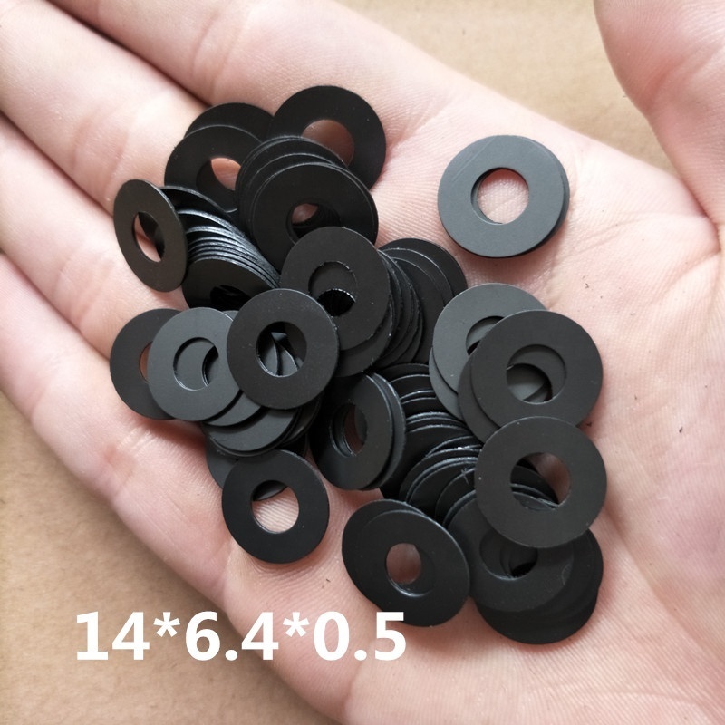 Nylon Plastic Non-Toxic Black M6 M8 M10  Flat Washers Shims