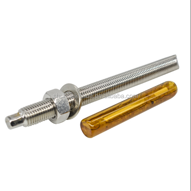 A4 316 Stainless Steel Chemical Stud Bolt Anchor m8-m24