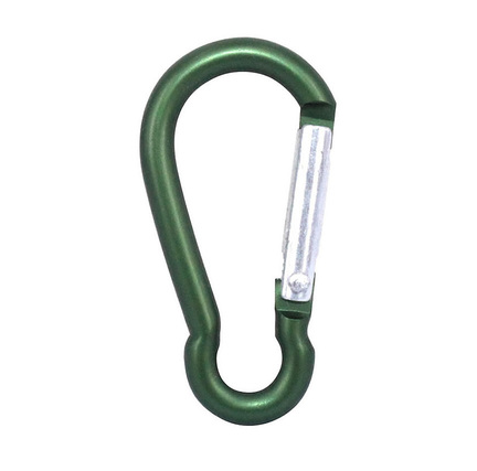 4.5x50mm 5# aluminum key chain hook outdoor carabiner spring snap hook