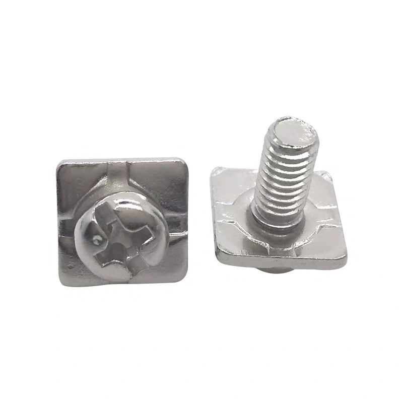 M3 M3.5 M4 Cross Pan Head Terminal SEMS Screw with Square Washer