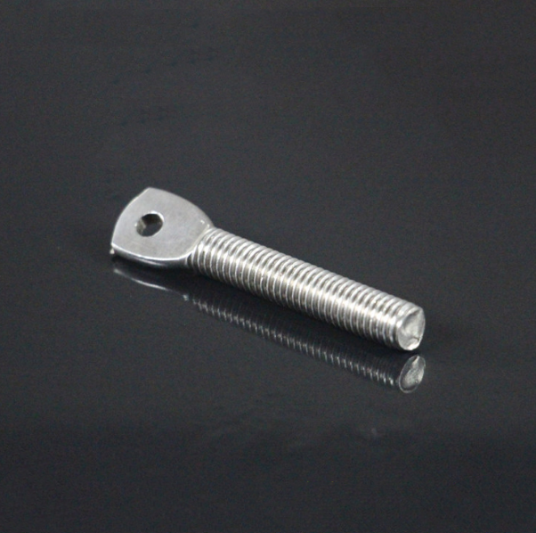 customized size stainless steel flat head flange pin bolt eye