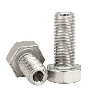 304 Stainless Steel Hollow Screws Through Hole Hex Bolts Lamp Fitting Hexagon Threading Screw M4 - M20