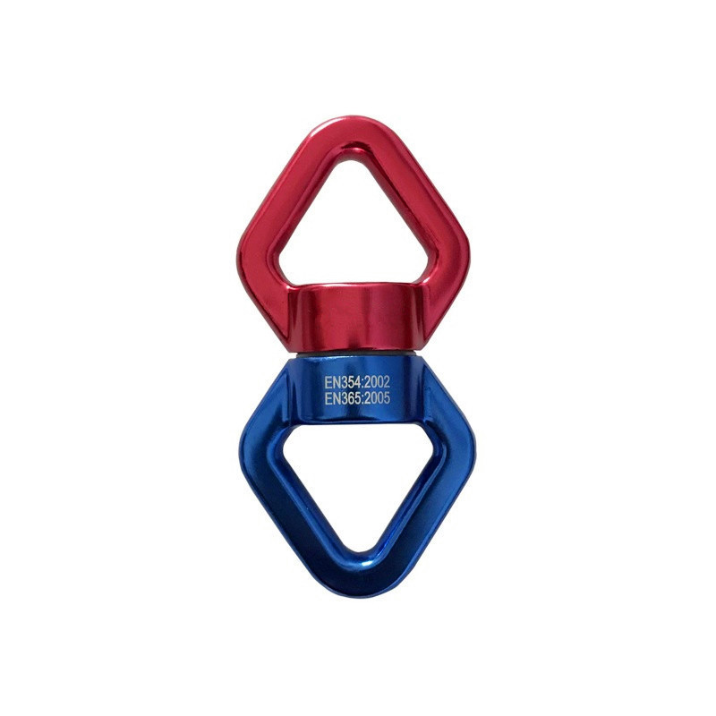 360 Degree Free Rotation Climbing Carabiner Hook 30KN Climbing Swing Swivels