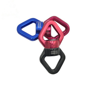 360 Degree Free Rotation Climbing Carabiner Hook 30KN Climbing Swing Swivels