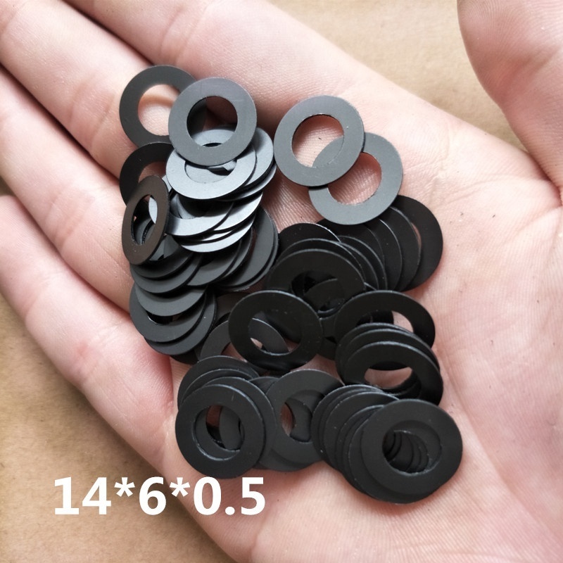 Nylon Plastic Non-Toxic Black M6 M8 M10  Flat Washers Shims